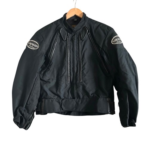 Giacca moto vanson uomo l - uomo, tg