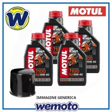 Kit Tagliando 4L Olio MOTUL 7100 e filtro per Moto Kawasaki Z 750 / R / S