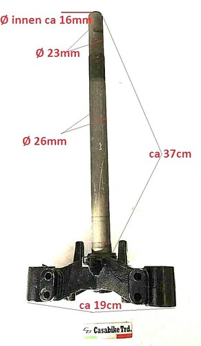 Forcella anteriore tubi