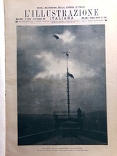 L'illustrazione Italiana 3 Dicembre 1916 WW1 Tittoni Camona Carnia Cadore Hangar