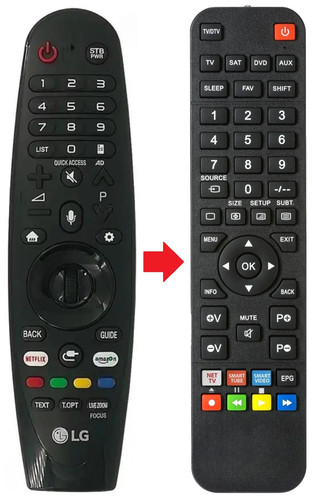 Telecomando adatto per - , lg