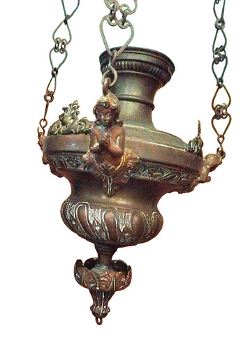Lampada votiva ottone - lampada,