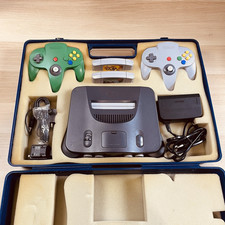 Nintendo 64 N64 Console in Ottime Condizioni + Valigetta e 2 Giochi Italiana GIG