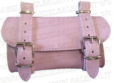 Borsa pelle rosa borsello bici - borsa,
