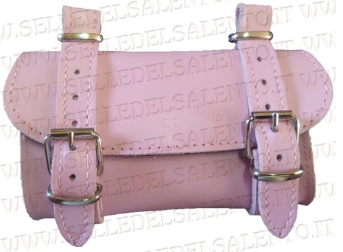 Borsa pelle rosa borsello bici - borsa,