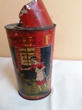 contenitore in latta SUF estinguente per fuochi litografato