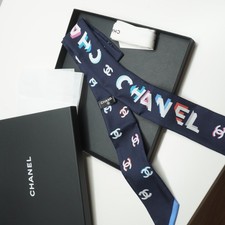 CHANEL Silk SCARF New sciarpa