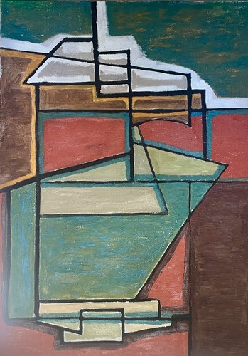 Tableau xxem abstrait - xxem,