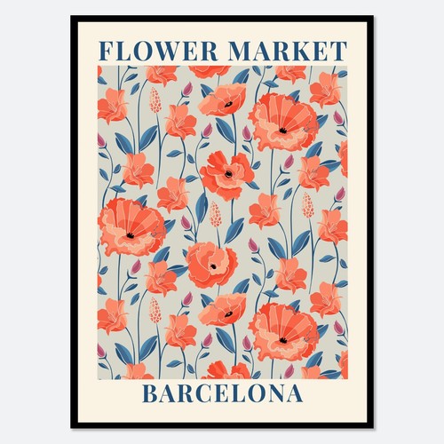 Flower market barcelona - flower,
