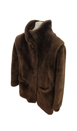 Cappotto montone marrone in - cappotto,