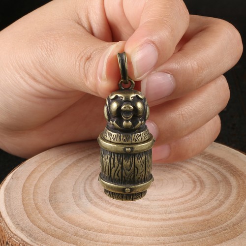 Portachiavi maiale ottone