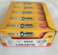 N. 4 CANDELE NGK 5942-LZKAR7B - RENAULT CLIO -2/3/4- TWINGO- MODUS-  1.0/1.2 16V