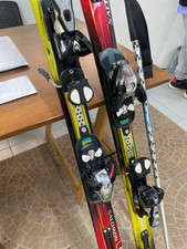 sci alpinismo da discesa usati e vecchi, uomo, donna, bambino