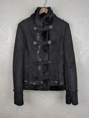 Cappotto sherpa nero donna - cappotto, da