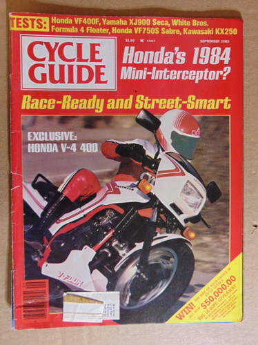 1983 cycle guide honda - cycle,