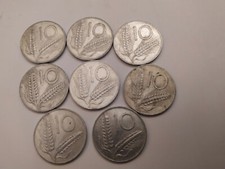  Monete da 10 Lire Doppia