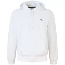 LACOSTE - Felpa bianca con