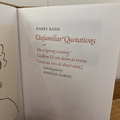 Unfamiliar quotations a - quotations, or