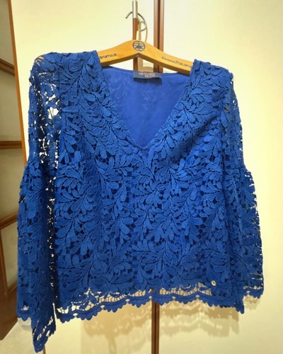 Trussardi blusa di - di, pizzo