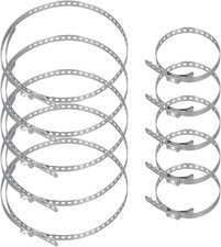 10 Pezzi Fascette Metalliche