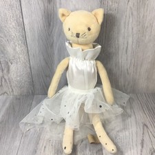 Ballerina Cat Plush by Debi Lilly “Poppy” 13 inch in Her Tutu