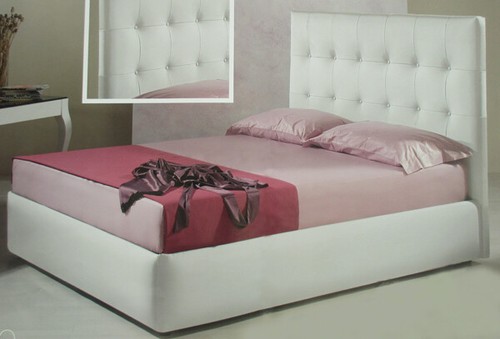 Letto imbott mod agnese king - letto,
