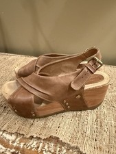 Sandali con zeppa Bussola