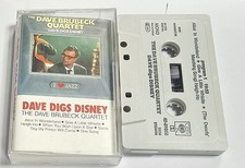 Dave Brubeck Quartet Dave Digs Disney Audio Cassette Tape Album 