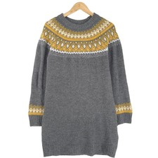 Maglione Vintage Nordic Norvegese Fair Isle In Lana Per Donne EC1 Taglia S