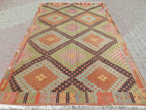Vintage turco sardes kilim - turco,