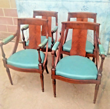  4 Poltrone stile impero 