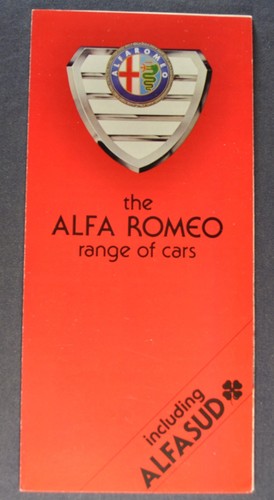 Alfa romeo 1983 brochure - 1983,