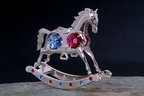 Figurina cavallo dondolo - a,