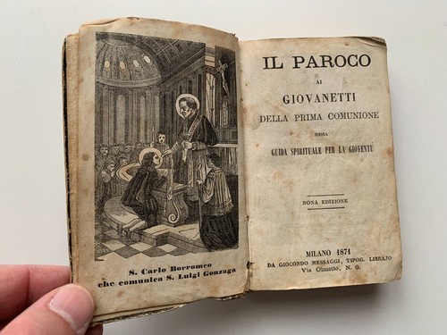 Antico libretto religioso - , -il