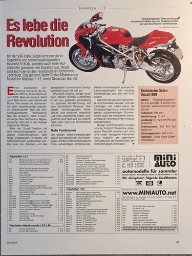 Moto ducati 999 12 di - moto, in