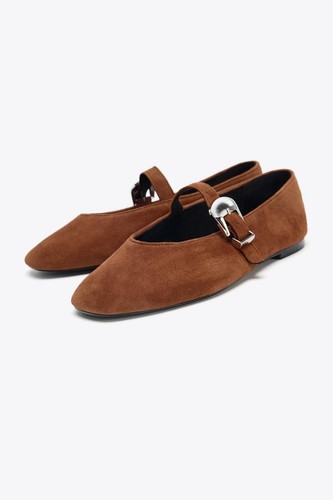 Scarpe basse ballerine zara - scarpe,