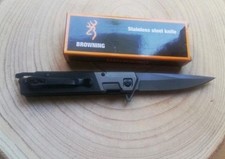 Coltello Browning Pieghevole Con Rompi-Vetro Da327BK