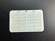 Scheda calendario originale