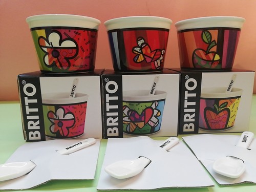 Romero britto coppette - britto, 3