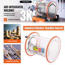 Bicchiere rotante 3 kg lucidatrice superfici gioielli lucidatura barile trasparente bicchiere