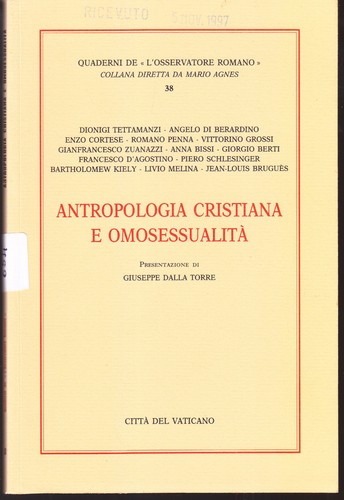 Antropologia cristiana - , e