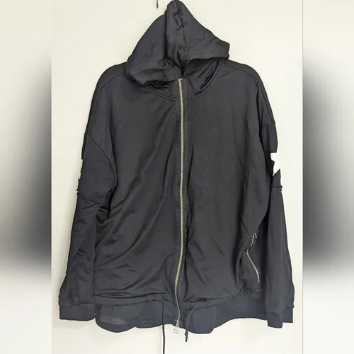 Felpa con cappuccio zip zara - e,