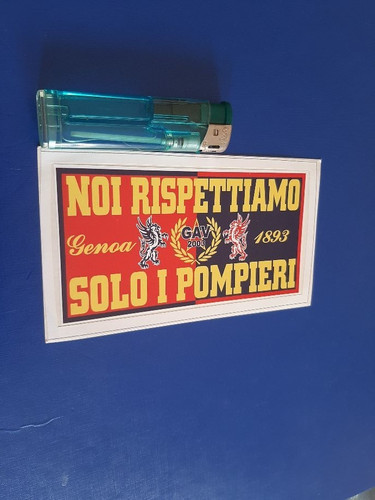 Adesivo stickers ultras genoa - stickers,