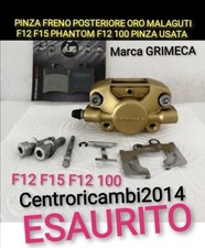 PINZA FRENO POSTERIORE ORO PER MALAGUTI F12 F15 PHANTOM F12 100  PINZA USATA 