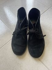 Clarks 42 Desert Boot Nero - Uomo Scarpe Polacchini