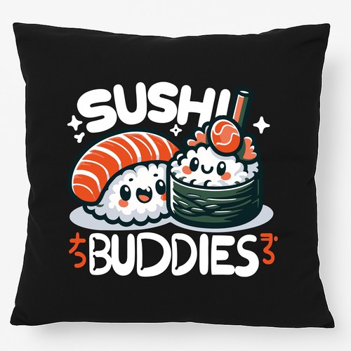 Cuscino sushi buddies rotoli - buddies,