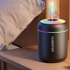 🌈 Mini Umidificatore USB con Luci LED – Diffusore Compatto 180ml 💧