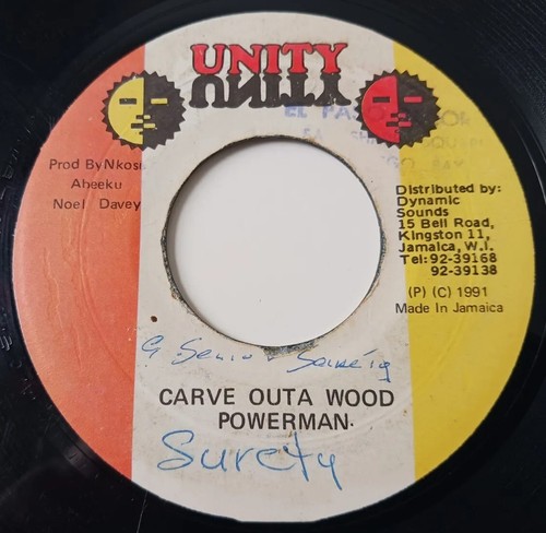 Powerman carve outa wood - -,
