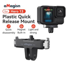 aMagisn Per GoPro13 Dock magnetico sgancio rapido Hero13 plastica sgancio rapido