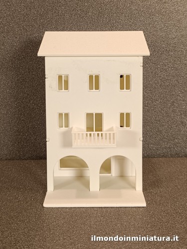 Casa per plastico con due - con,